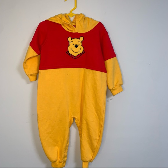 Disney Other - New DISNEY Winnie the Pooh Hoodie All In One Bodysuit